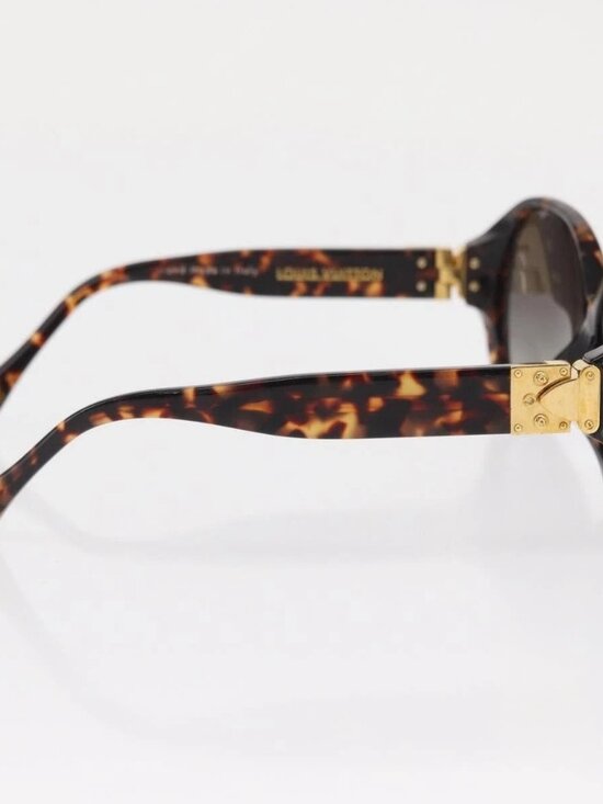 LOUIS VUITTON Supson Oversized Sunglasses plastic Brown LV Auth BA9323 main image 10